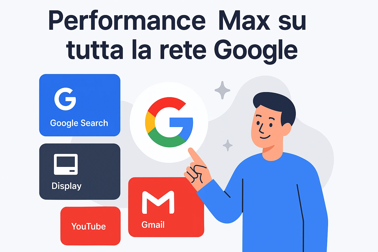 Performance Max campagne su tutta la rete Google